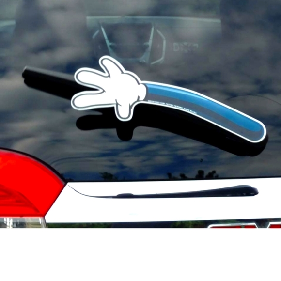 WiperTags USA White Glove Waving Arm Windshield Wiper Attachment - Picture 1 of 7